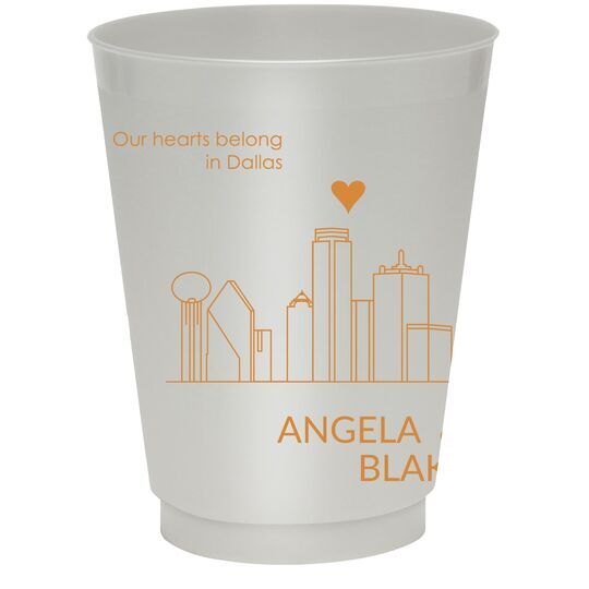 We Love Dallas Colored Shatterproof Cups